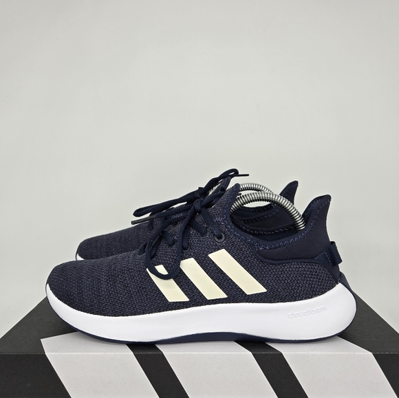 New adidas Cloudfoam Pure 'Legend Ink Orbit Grey' Women's Running Shoes Size 8 - Picture 1 of 8